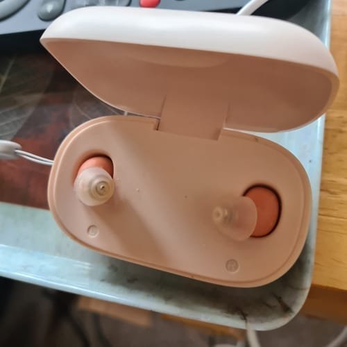 Customer photo review of Modern Hearing Comfort Hearing Aids