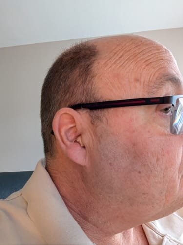 Customer photo review of Modern Hearing Comfort Hearing Aids