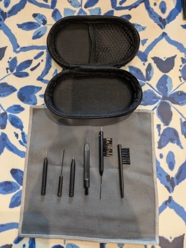 Customer photo review of Modern Hearing Premium Cleaning Kit – don't let earwax ruin your hearing aids